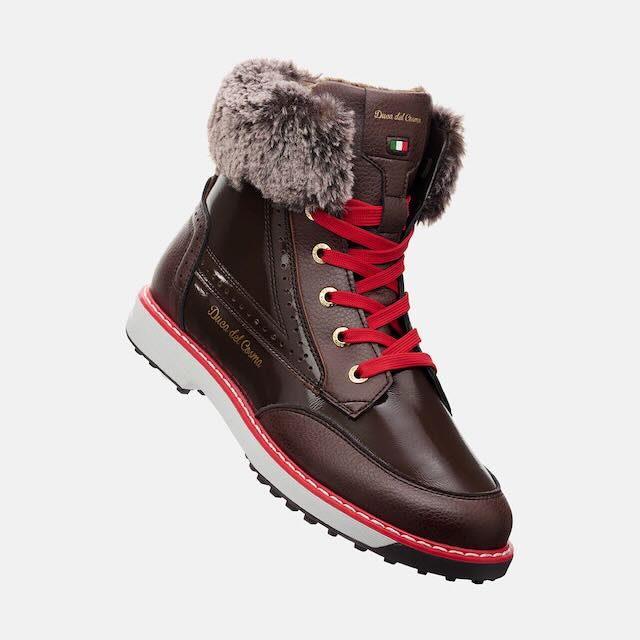 Duca del cosma Sofia golf winterlaarsje bruin