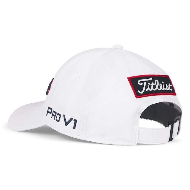 Titleist Tour Performance golf cap white navy red - Afbeelding 2
