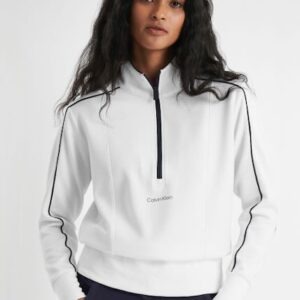 Calvin Klein Quinta dames golf top met rits white