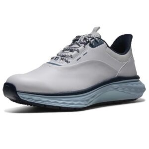 Footjoy Quantum heren golfschoen white navy blue