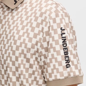 J. Lindeberg Tour tech heren print golf polo bridge