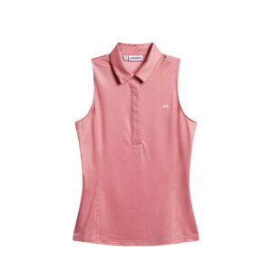 J. Lindeberg Dena mouwloze dames golfpolo bridge