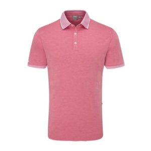 Ping pink marl heren golf polo Gideon