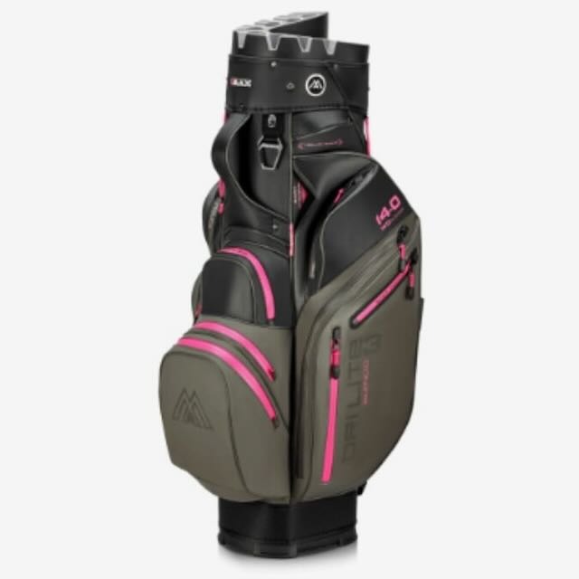 Big max Drilite Silencio 3 cartbag charcoal black fuchsia
