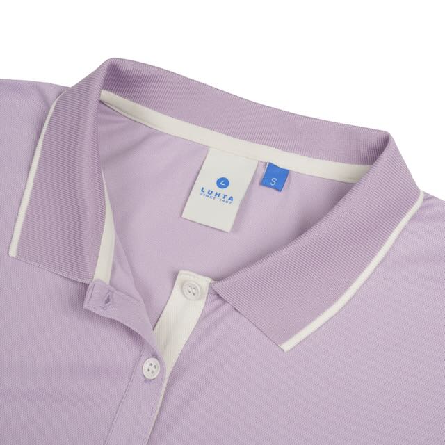 Luhta Kivimaa dames golf polo lavendel - Afbeelding 4