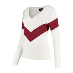 Par69 Belle pullover off white wine red