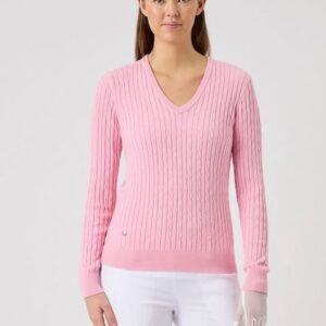 Daily Sports Madelene Golf Pullover Dames – Kabeltrui met Cashmere