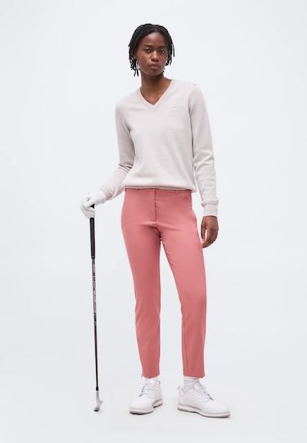 J. Lindeberg Pia golf pant whitered rose