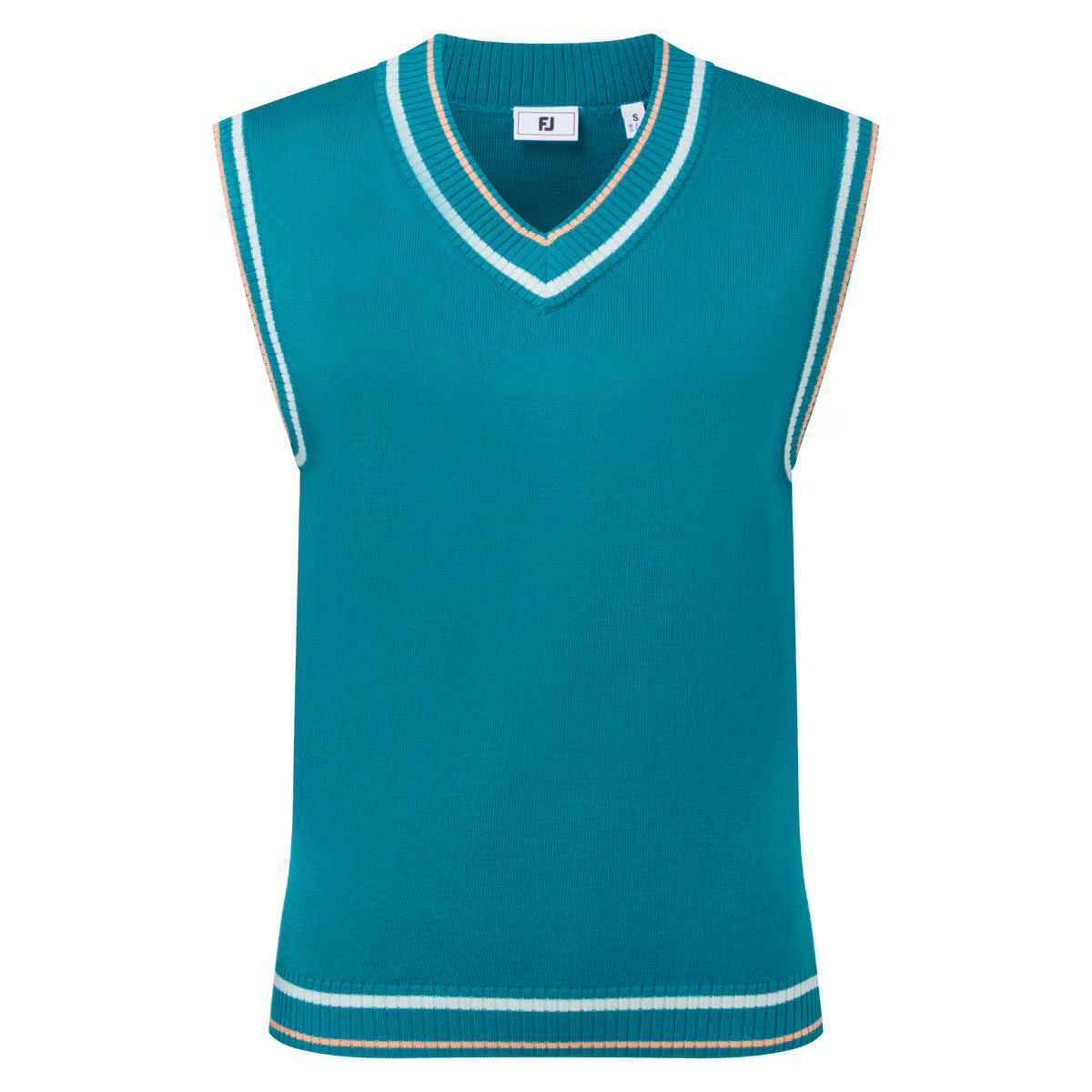 Footjoy tank sweater tile blue