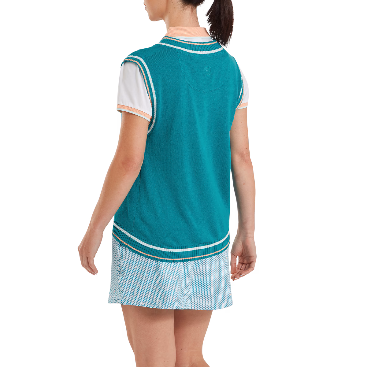 Footjoy tank sweater tile blue - Afbeelding 4