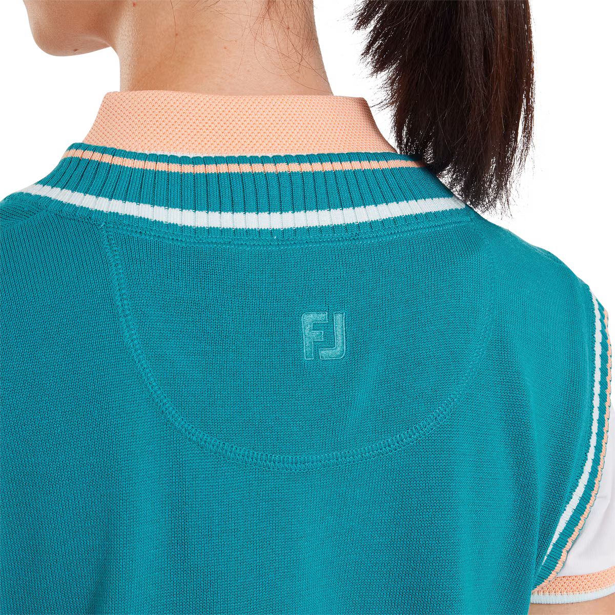 Footjoy tank sweater tile blue - Afbeelding 2