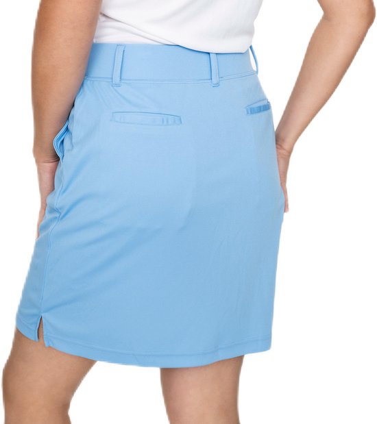 Func Factory Jill Golfrokje Sweet Blue – Stretch Dames Rokje met Binnenbroekje - Afbeelding 4