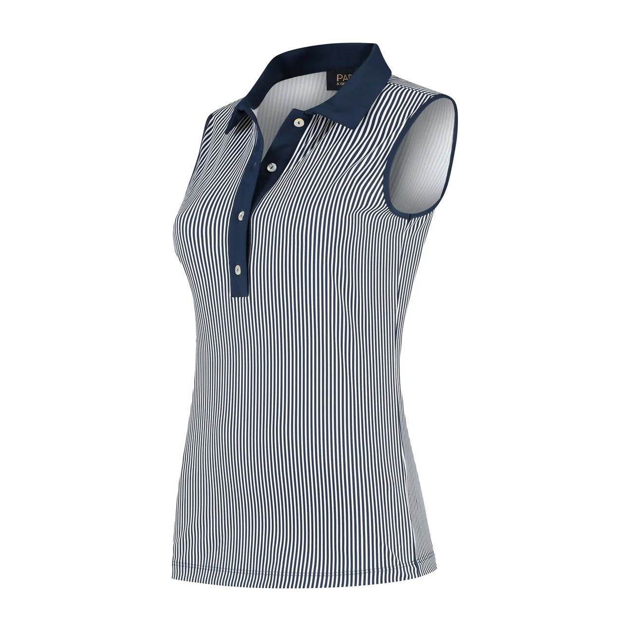 Par69 Bingo polo dark navy off white stripe