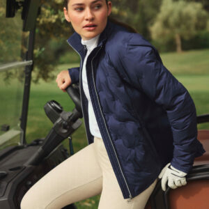 Röhnisch Padded Windbreaker Jacket Dames – Gewatteerde Windafstotende Golfjas