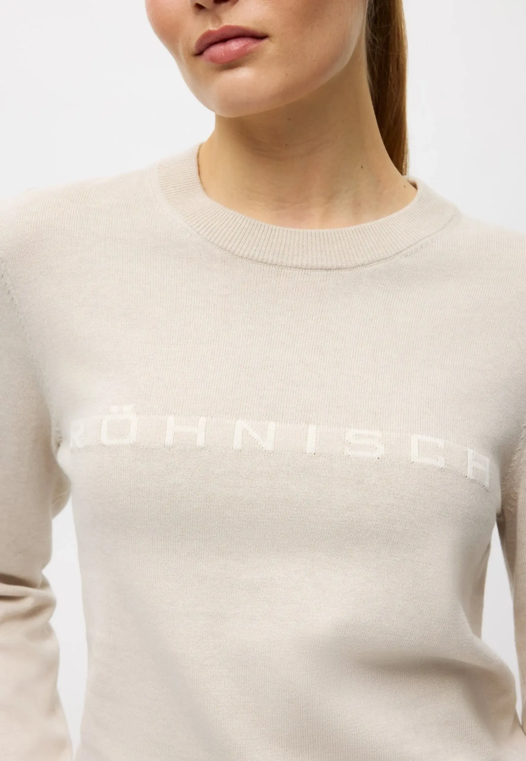 Röhnisch Team Crewneck Dames – Biologisch Katoenen Golf Sweater - Afbeelding 4