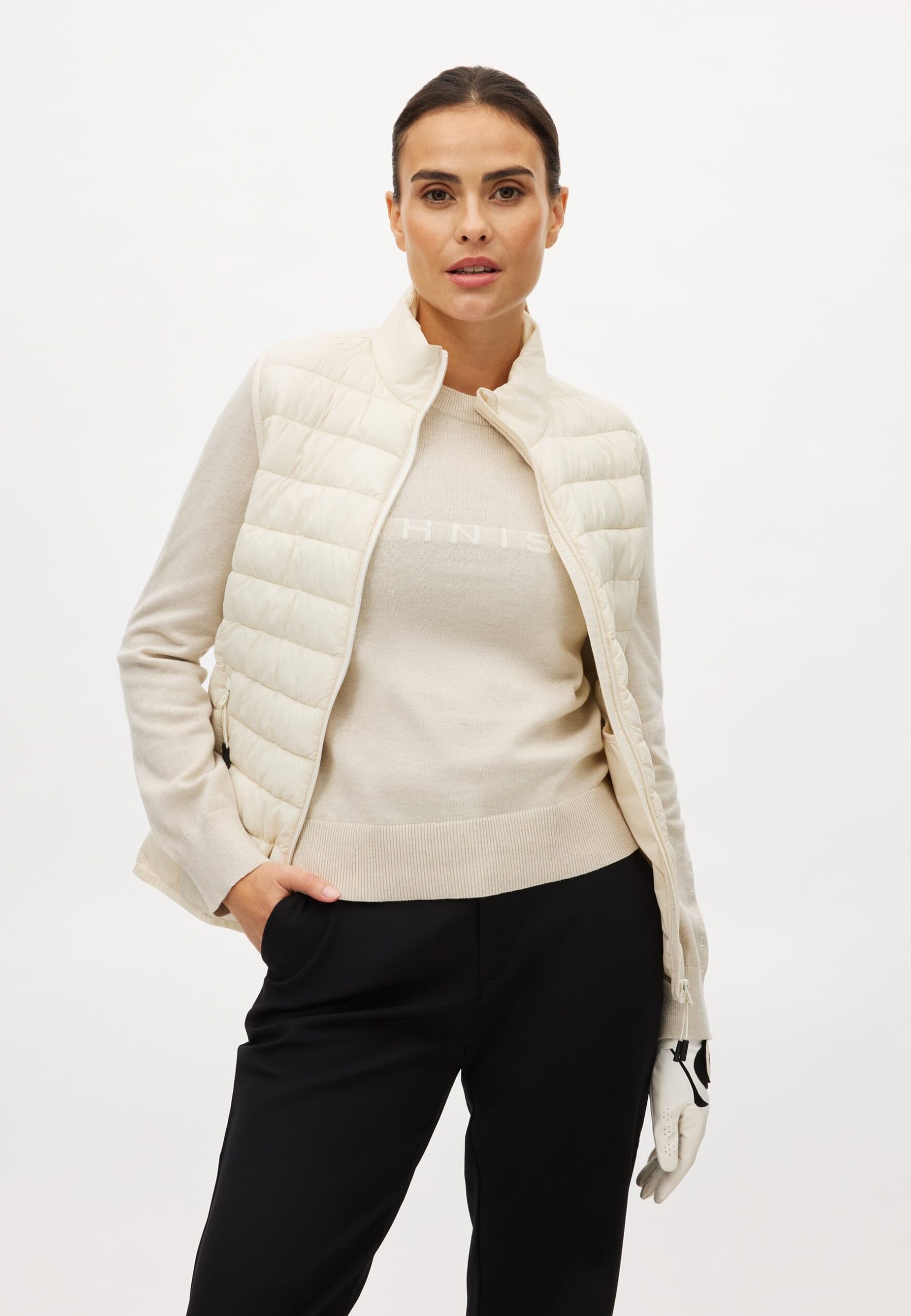 Röhnisch Team Crewneck Dames – Biologisch Katoenen Golf Sweater - Afbeelding 3