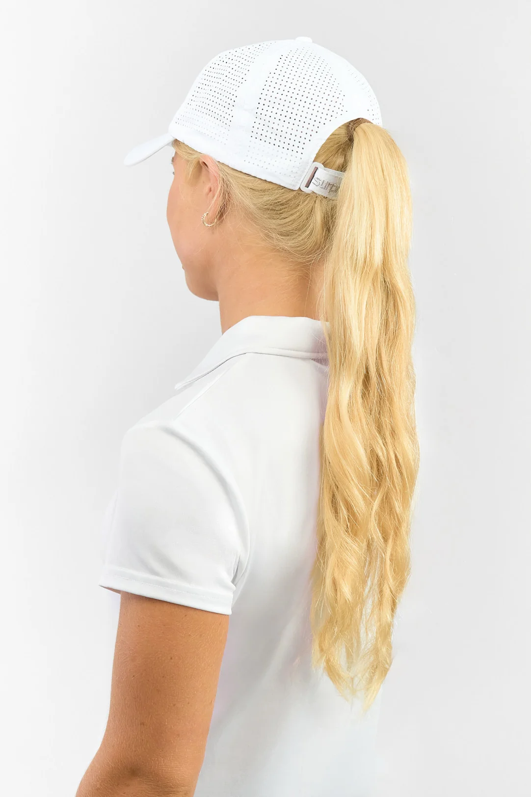 Surprizeshop lady golfer vented cap white - Afbeelding 3