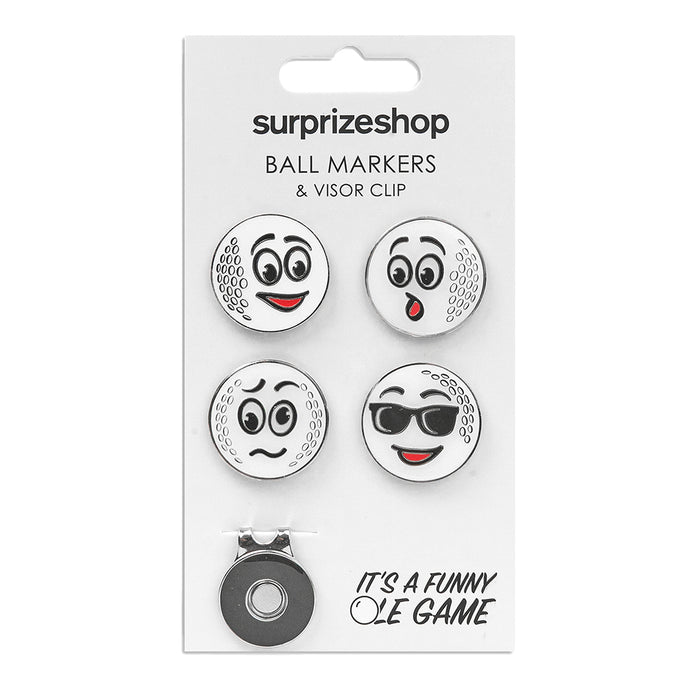 Surprizeshop it's a funny ole game ball marker en visor clip set