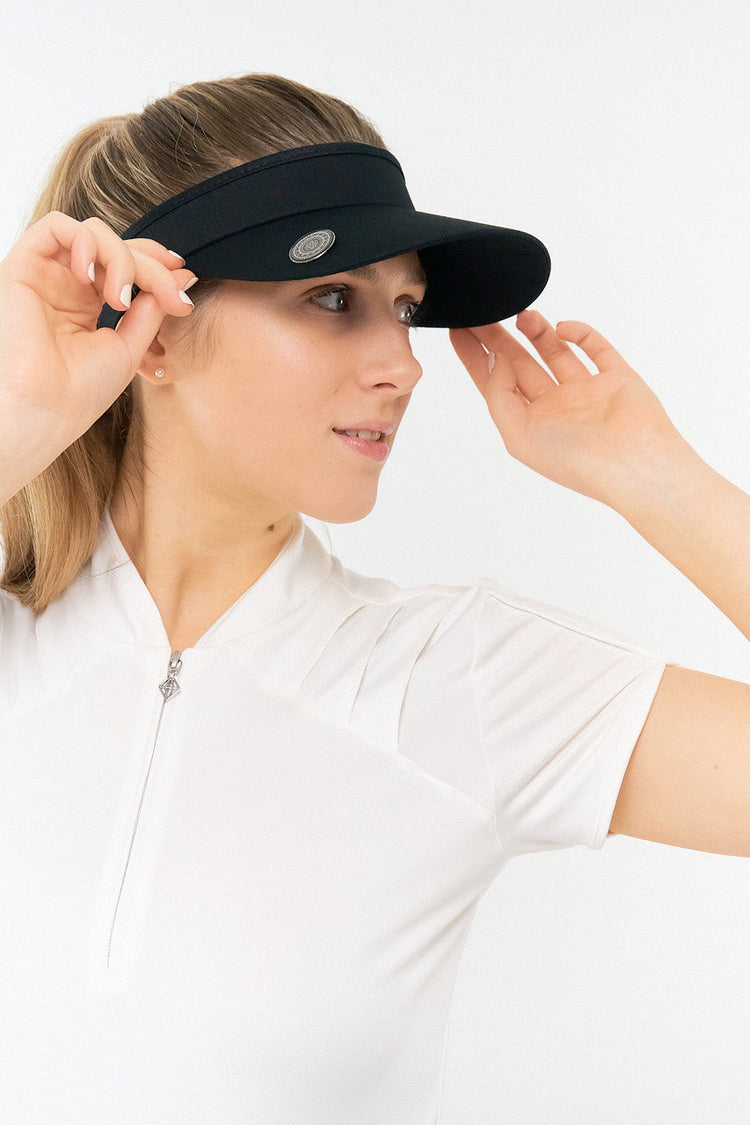 Surprizeshop telephone wire visor with magnet and ball marker black - Afbeelding 3