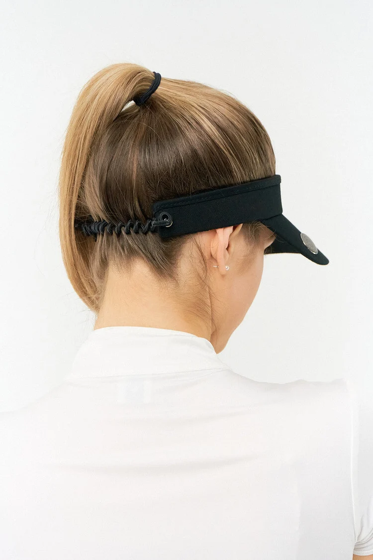 Surprizeshop telephone wire visor with magnet and ball marker black - Afbeelding 4