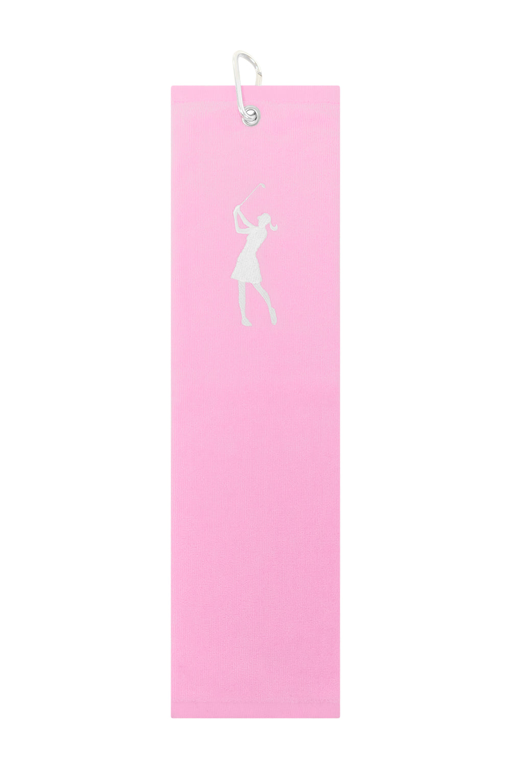Surprizeshop lady golfer embroidered towel