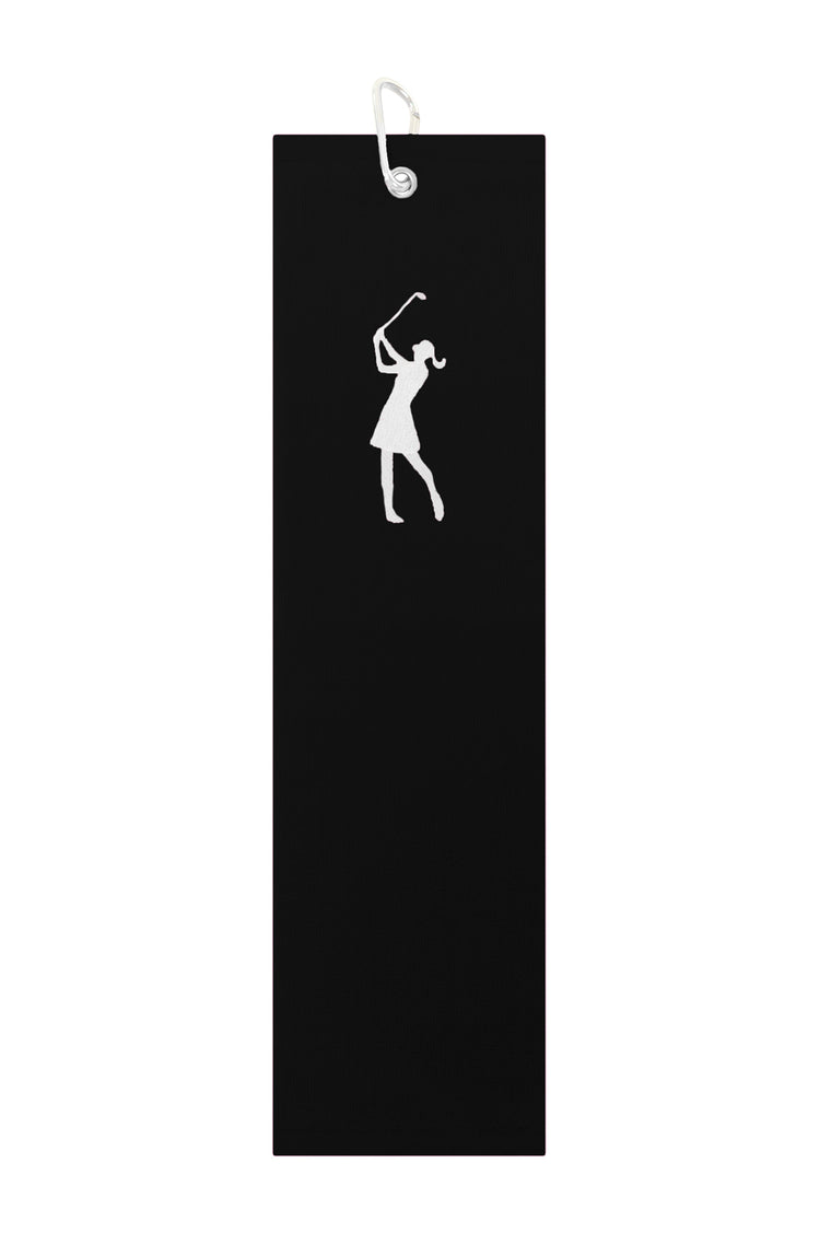 Surprizeshop lady golfer embroidered towel - Afbeelding 3