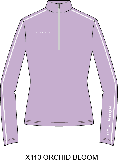 Röhnisch Amie Brushed Midlayer Dames – Warme Golftrui met Half-Zip