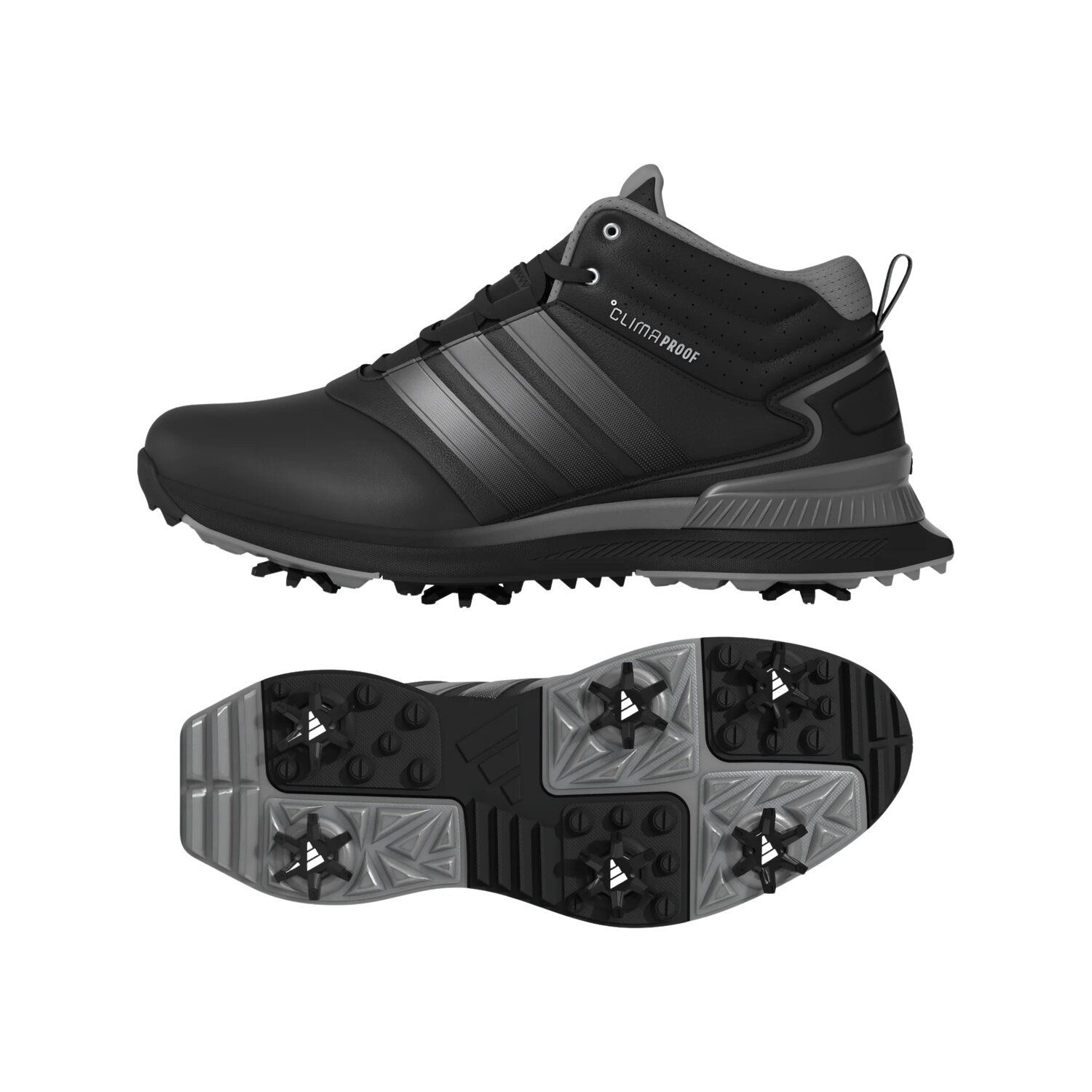 adidas R2C Mid WD Golfschoenen Heren Zwart/Grijs – Waterproof