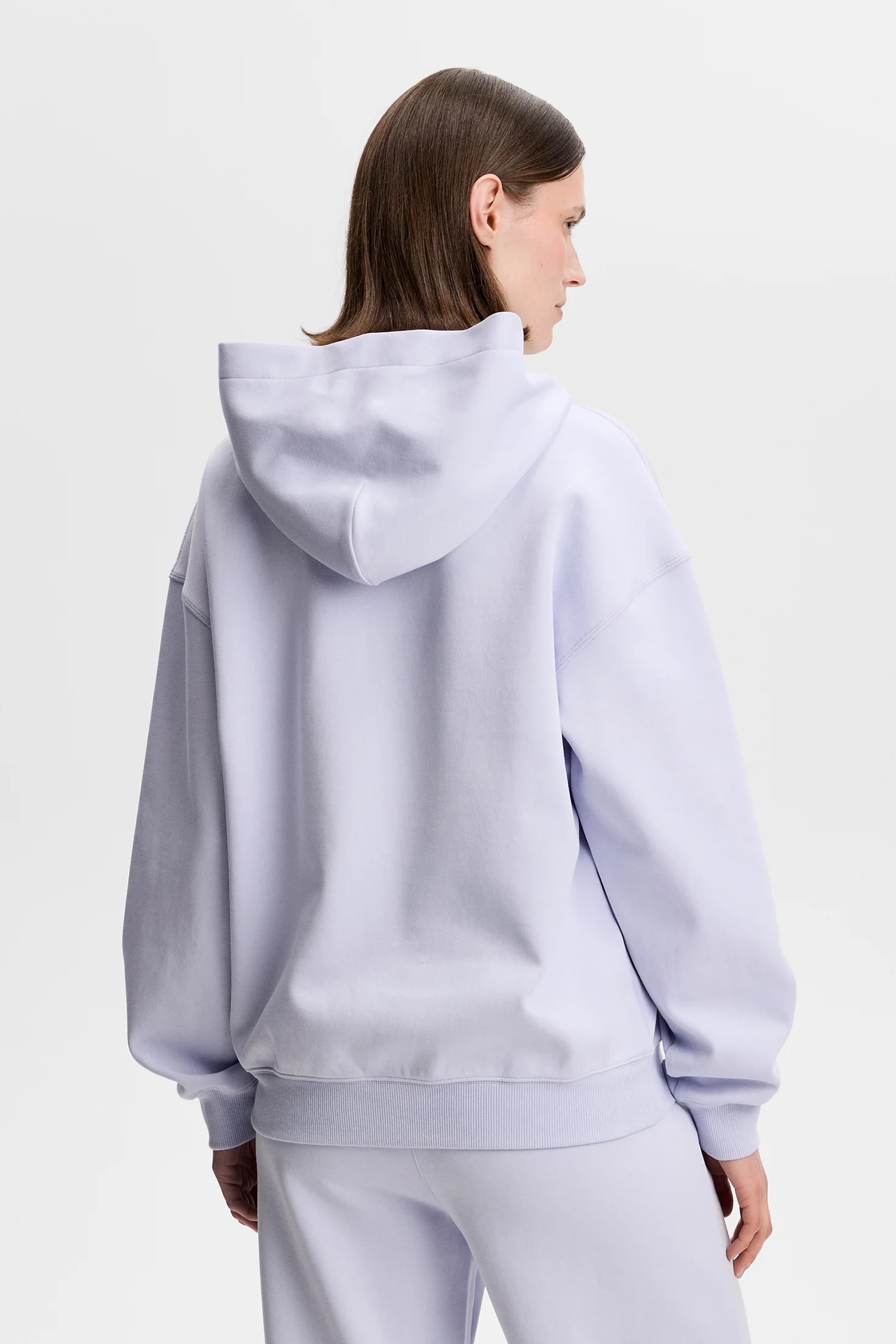 J.Lindeberg Cove Hood Dames Purple Heather – Golf Hoodie - Afbeelding 4