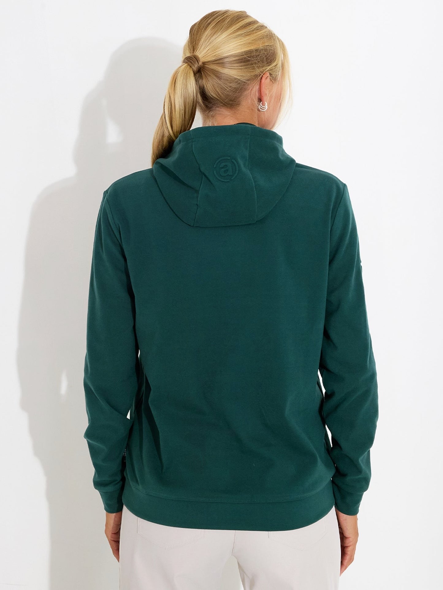 Abacus Banff Hoodie Dames Course Green – Zachte Stretch Golf Hoodie