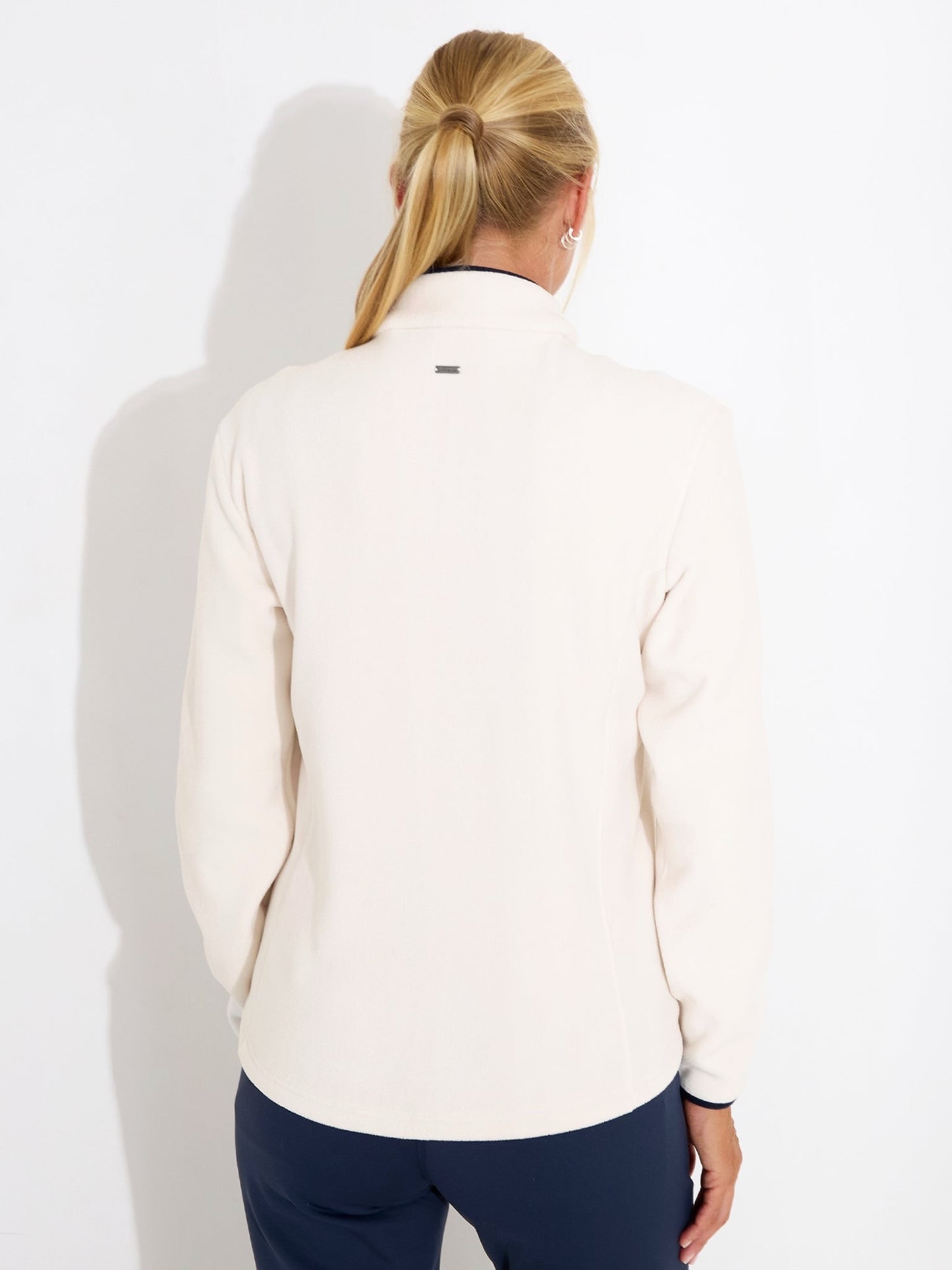Abacus Foxhills Midlayer Full-Zip Dames Clam – Warme Fleece Golf Midlayer