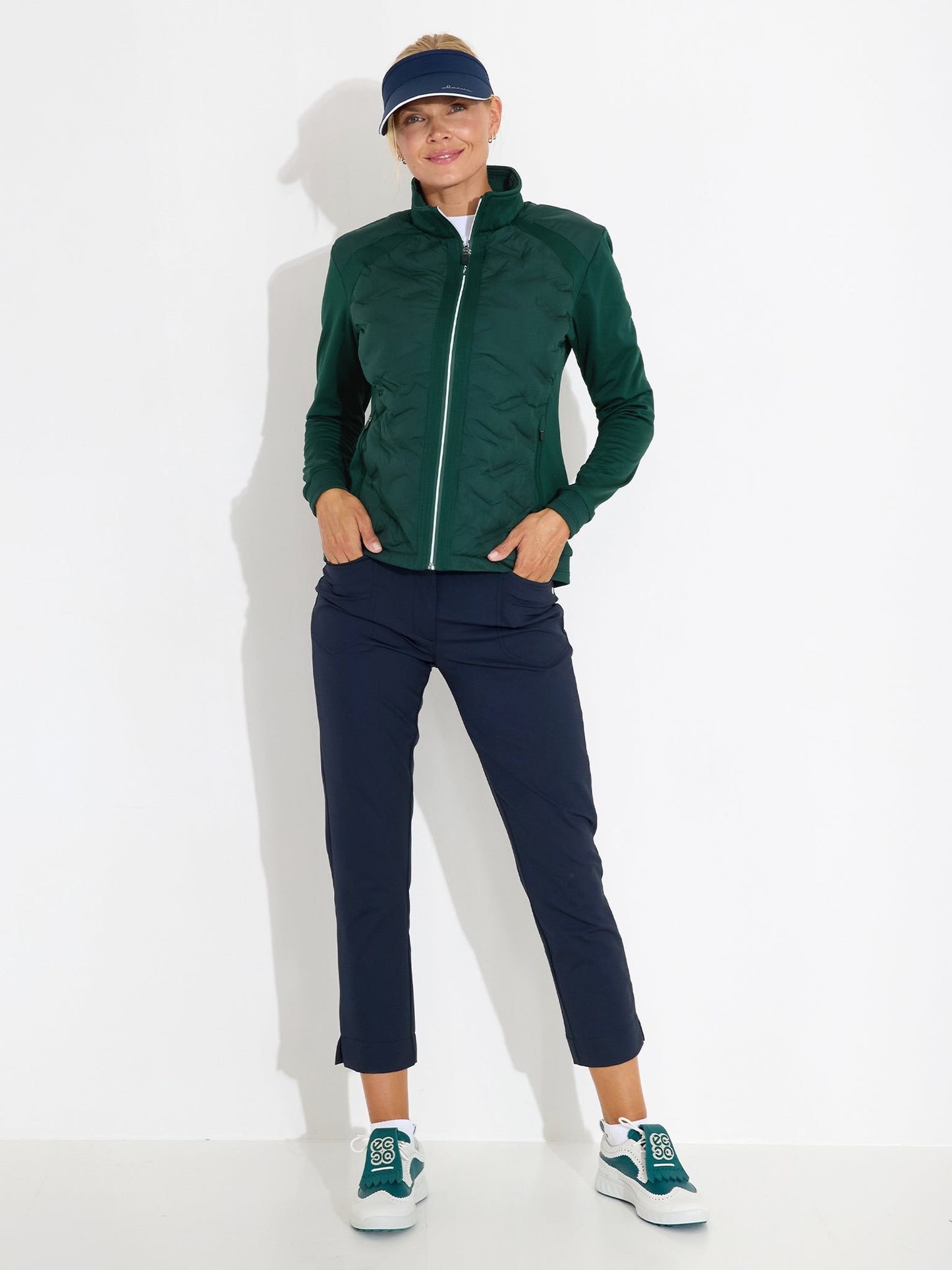 Abacus Portrush Hybrid Golfjas Dames Course Green – Winddicht & Warm - Afbeelding 3