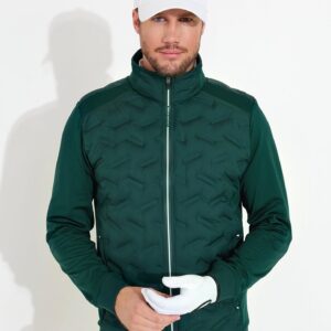 Abacus Portrush Hybrid Golfjas Heren Course Green – Warm & Winddicht