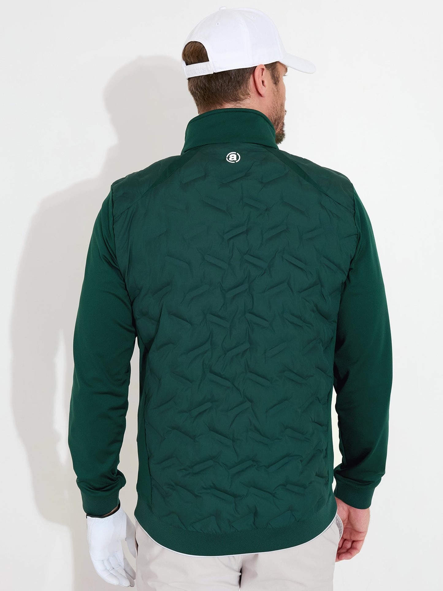 Abacus Portrush Hybrid Golfjas Heren Course Green – Warm & Winddicht
