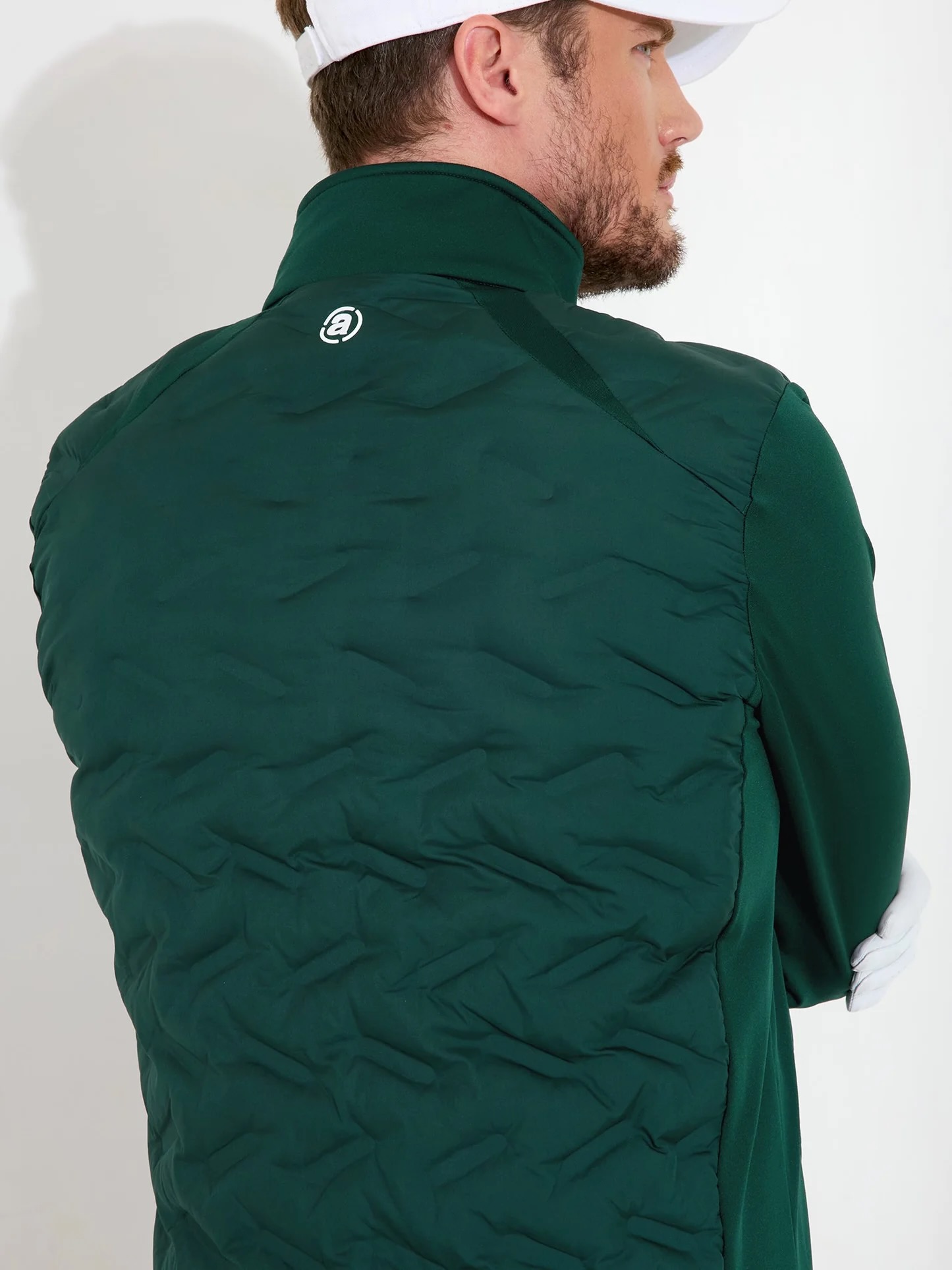 Abacus Portrush Hybrid Golfjas Heren Course Green – Warm & Winddicht - Afbeelding 6