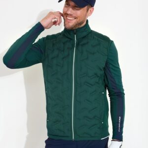 Abacus Portrush Hybrid Golf Bodywarmer Heren Course Green – Warm & Winddicht