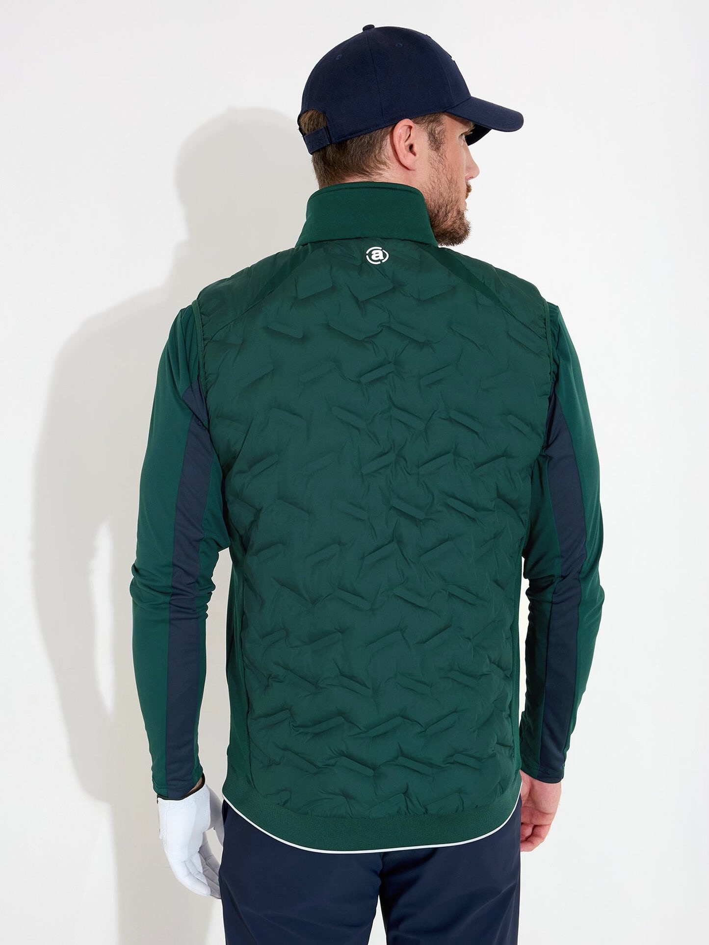Abacus Portrush Hybrid Golf Bodywarmer Heren Course Green – Warm & Winddicht - Afbeelding 5