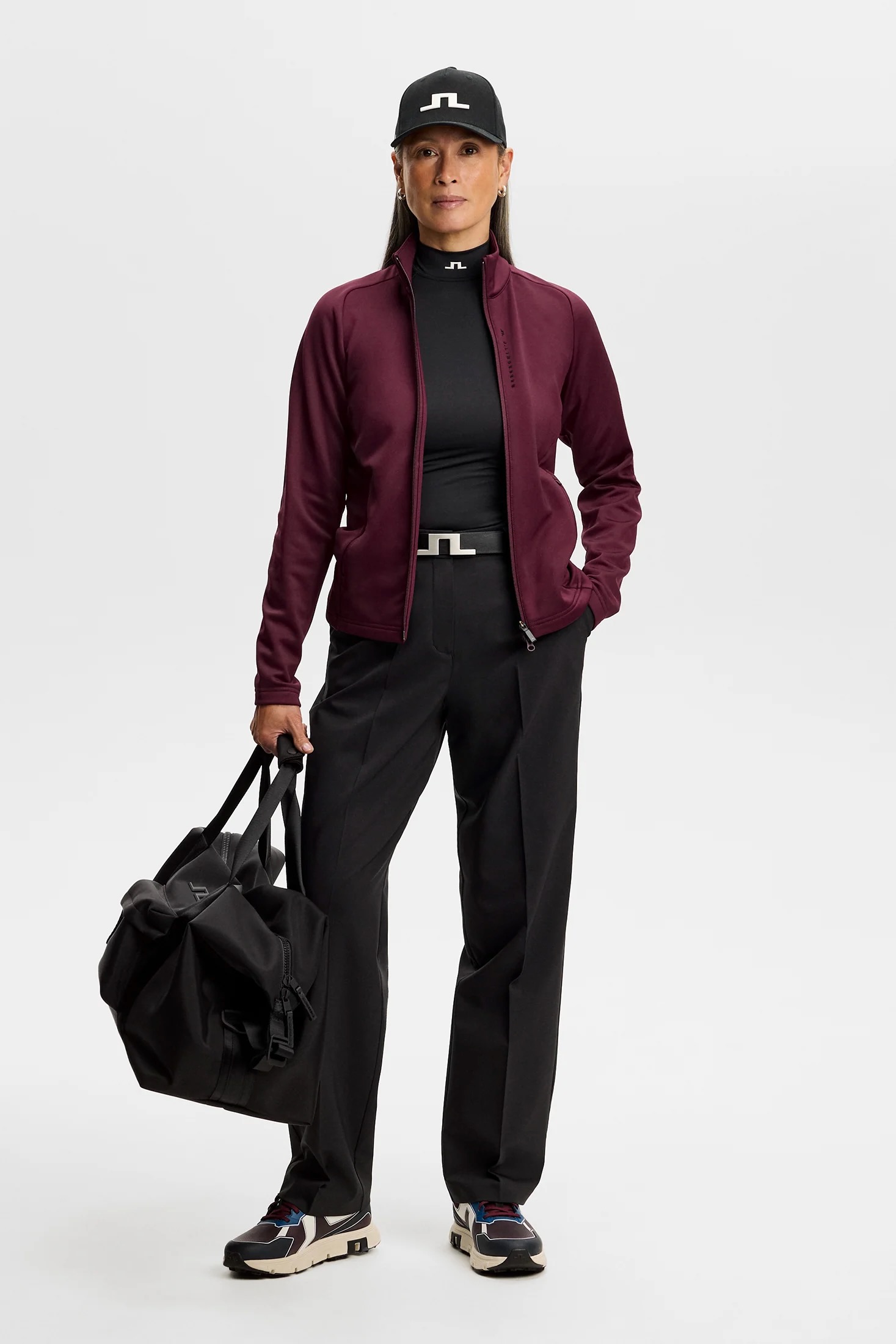 J.Lindeberg Selena Full Zip Mid Layer Dames – Stretch Golf Midlayer - Afbeelding 3