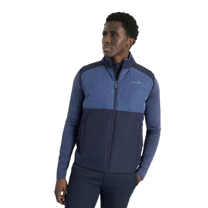 Calvin Klein Golf Regent Down Gilet Heren Navy – Lichtgewicht Golf Bodywarmer - Afbeelding 6
