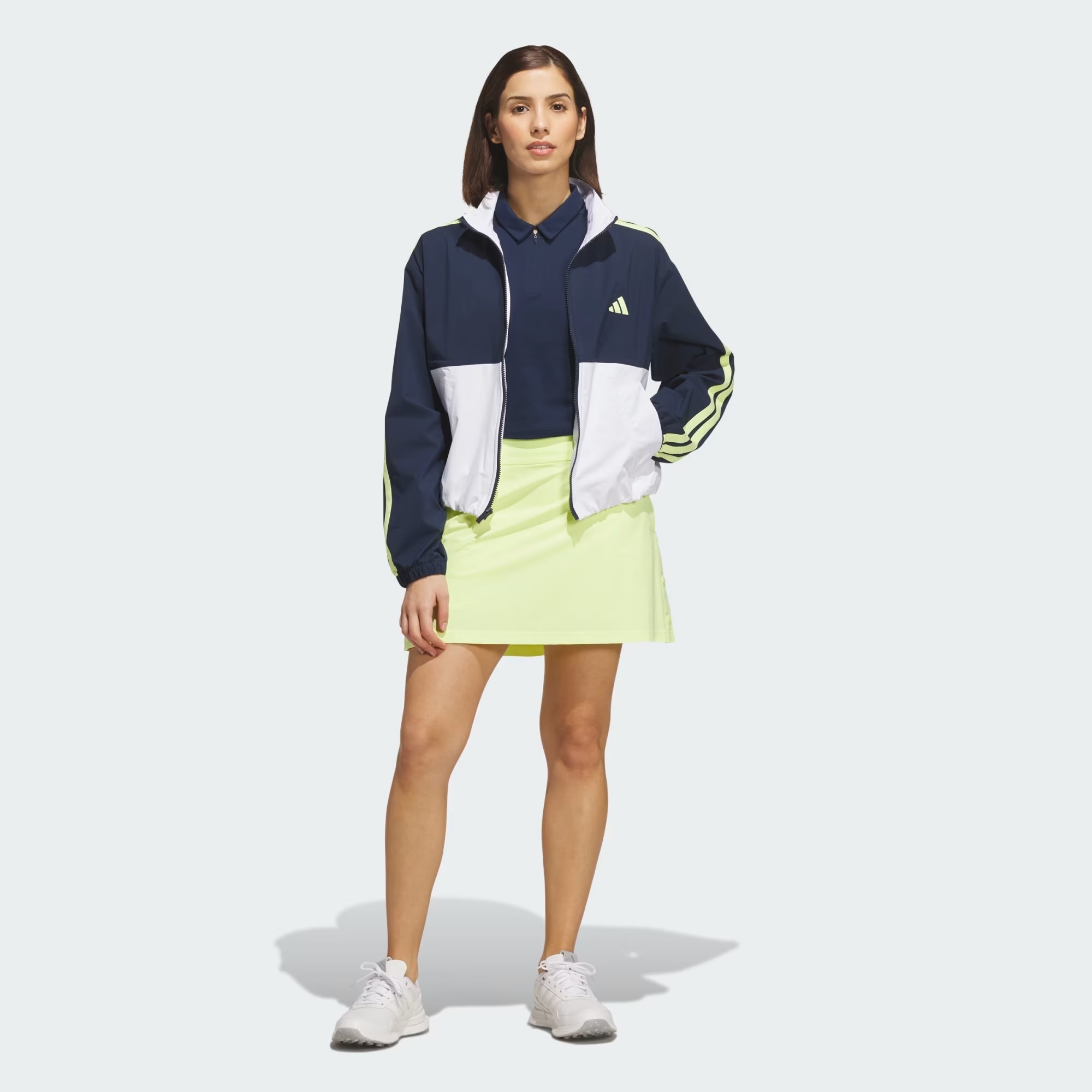 adidas Beyond The Course Colorblock Twistweave Golfjack Dames – Full Zip - Afbeelding 5