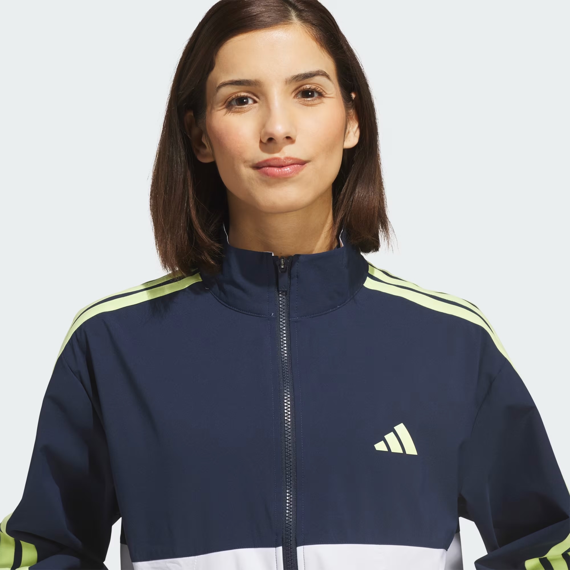 adidas Beyond The Course Colorblock Twistweave Golfjack Dames – Full Zip - Afbeelding 3
