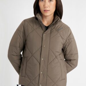 Calvin Klein Icyln Puffer Jacket Dames Cedar Brown – Warme Golf Winterjas