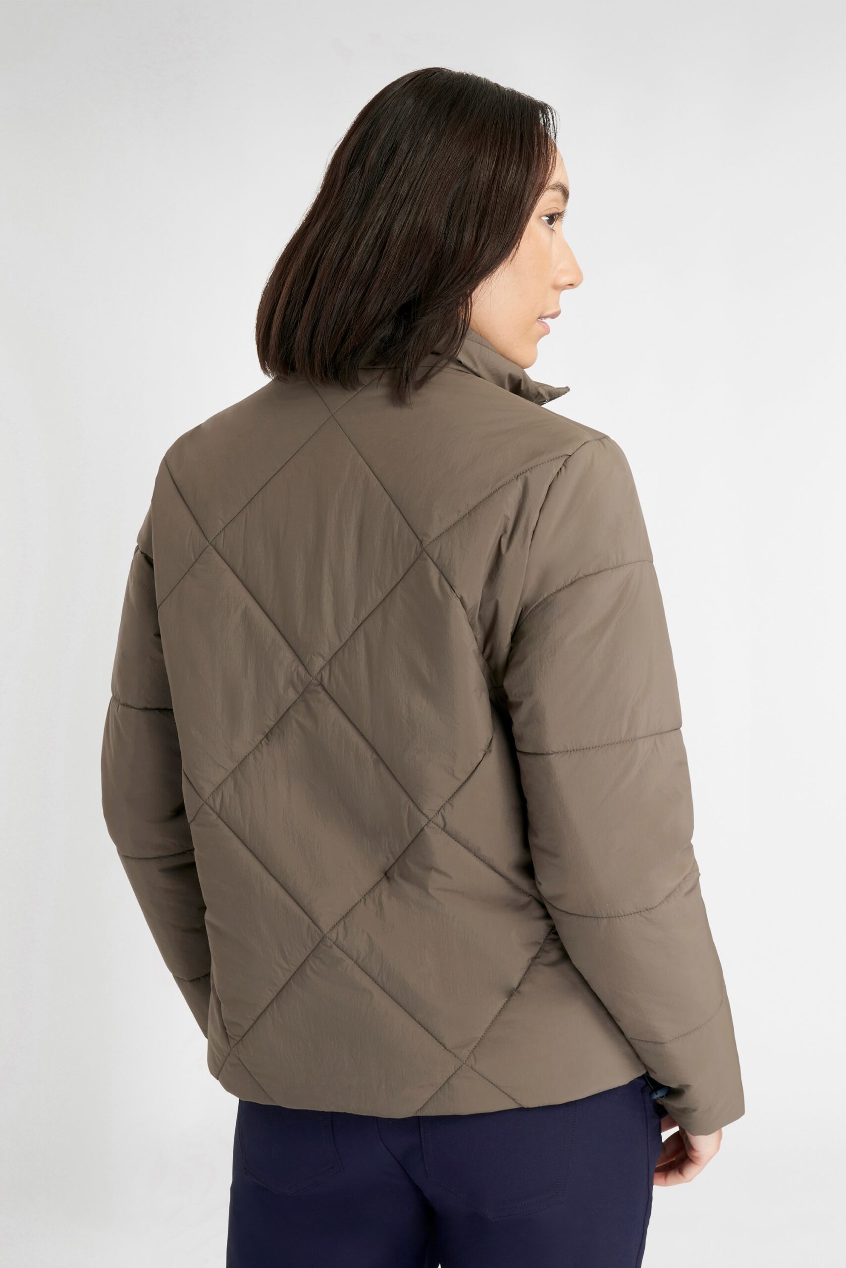 Calvin Klein Icyln Puffer Jacket Dames Cedar Brown – Warme Golf Winterjas
