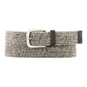 Alberto Cotton Braided Heren Golfriem Grey – Gevlochten Riem