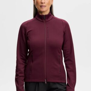 J.Lindeberg Selena Full Zip Mid Layer Dames – Stretch Golf Midlayer