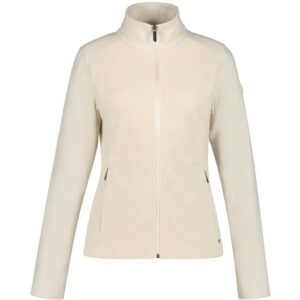Luhta Auvois Midlayer Vest Dames Roomwit – Full Zip Golfvest