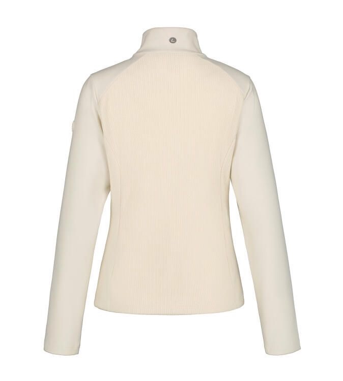 Luhta Auvois Midlayer Vest Dames Roomwit – Full Zip Golfvest - Afbeelding 2