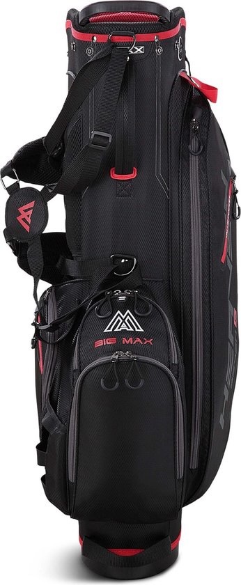 Big Max Heaven Seven G Standbag Zwart/Rood – Lichtgewicht 1,6 kg