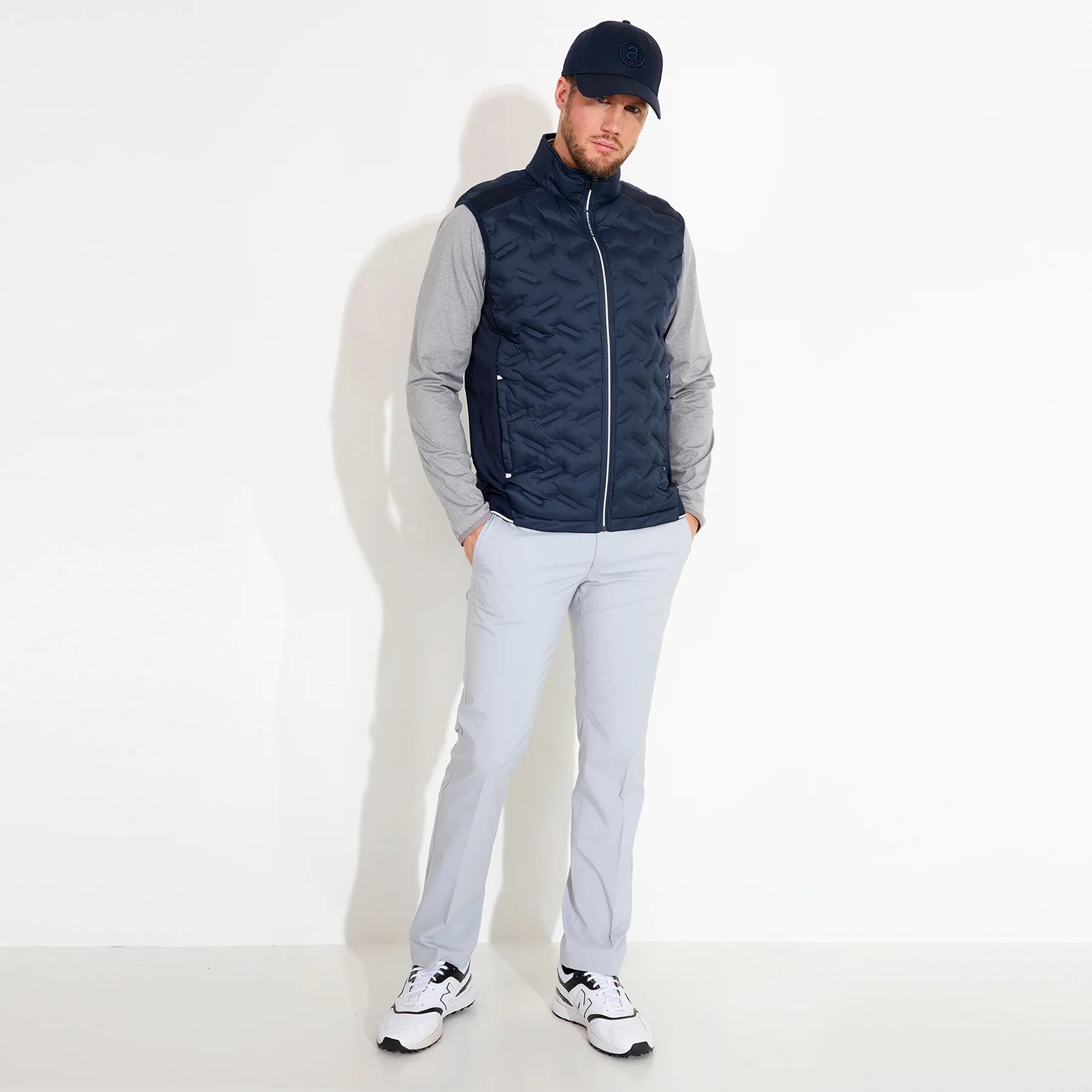 Abacus Portrush Hybrid Golf Bodywarmer Heren – Winddicht & Warm - Afbeelding 4