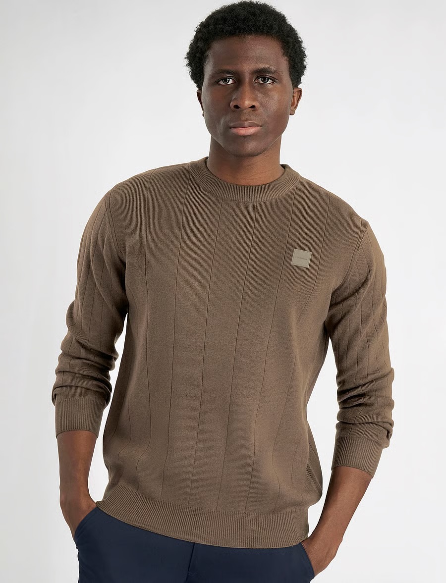 Calvin Klein Sherfield Crew Neck Sweater Heren – Gebreide Golftrui